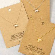 Humming Bird Pendant Necklace