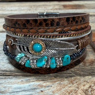 Brown Boho Multi Bracelet