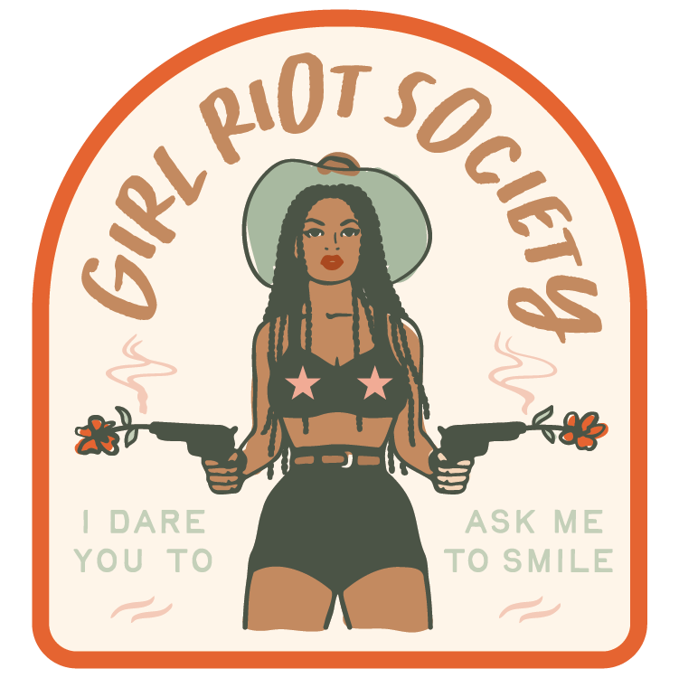 Girl Riot Society Die Cut Sticker - Eliza WHOLESALE
