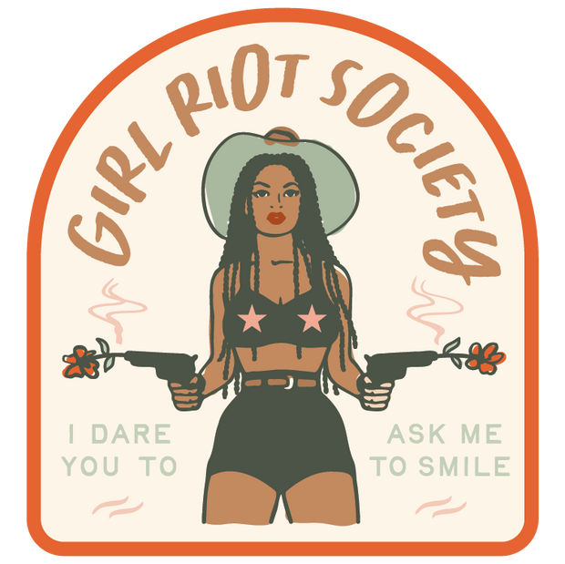 Girl Riot Society Die Cut Sticker - Eliza WHOLESALE