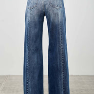 Mid-Rise Wide Leg Jeans