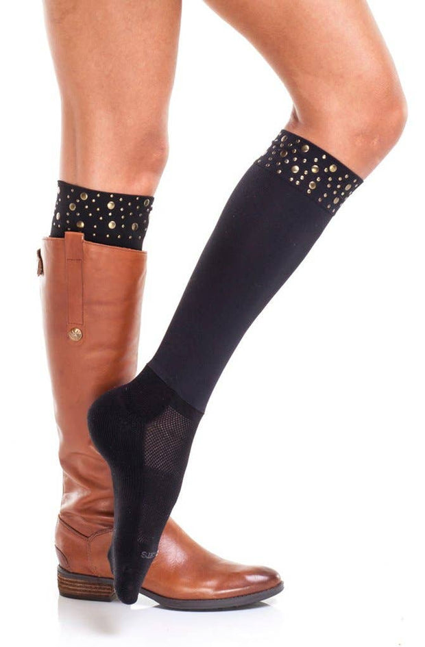 Studded Boot Socks