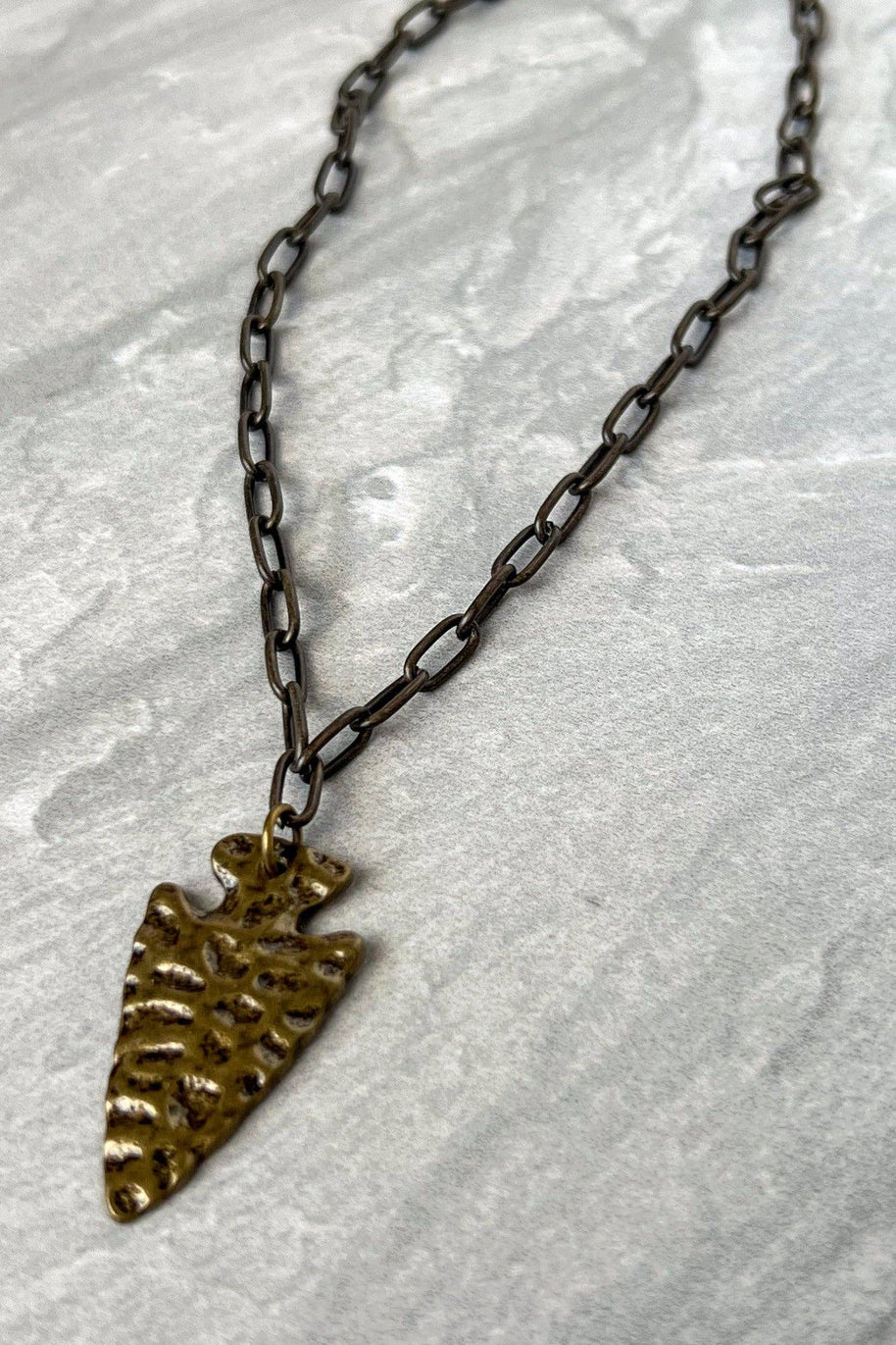 Girl Power Necklace in Bronze