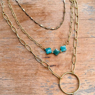 Hadlee Necklace Amazonite Pendant