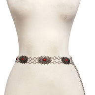 Navajo-Style Concho Chain Belt