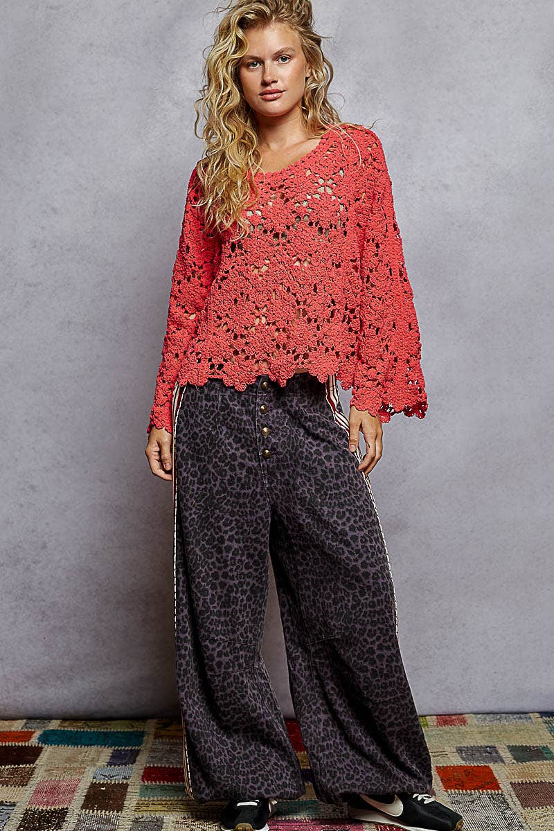 Crochet Chenile Sweater