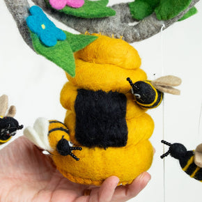 Baby Mobile - Bee Hive and Honey Bee