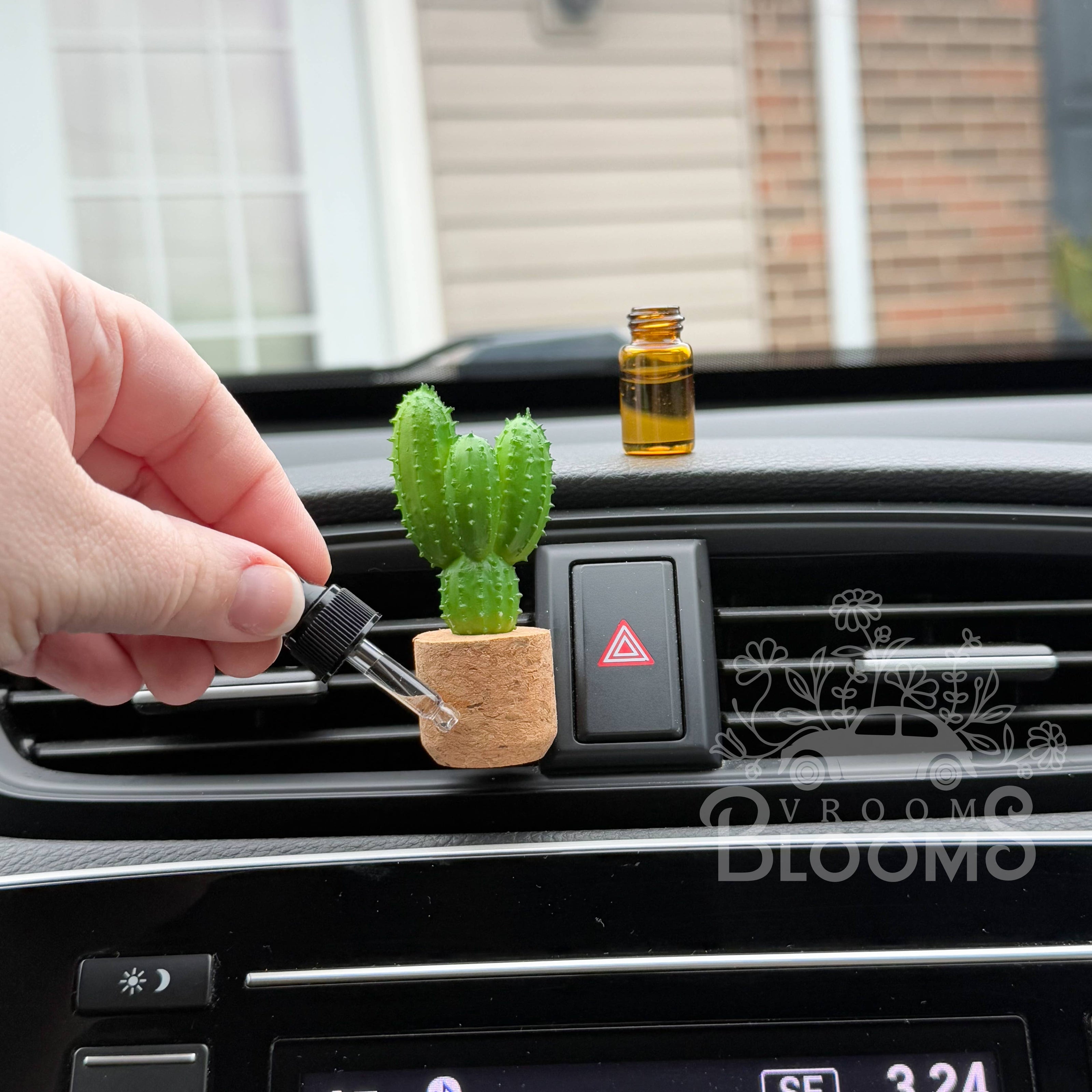 Mini Cactus Plant Vent Clip