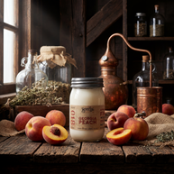 Georgia Peach - 16oz Soy Wax, Wood Wick Candle