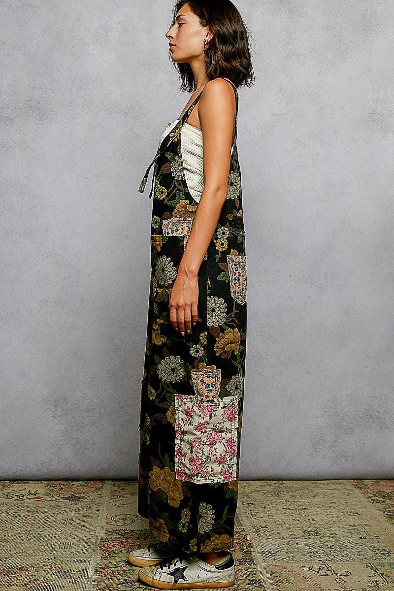 Vintage Washed Denim Overalls