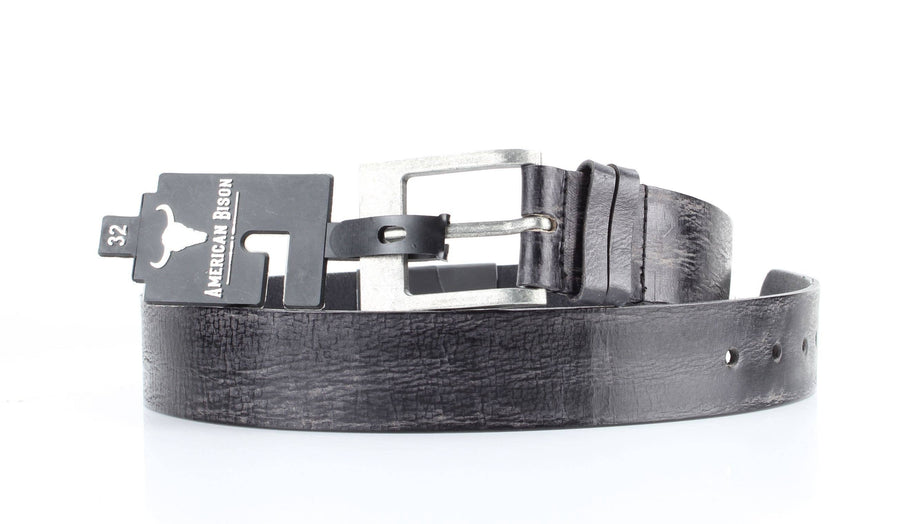 Double Loop Western Belt, Antique Buckle