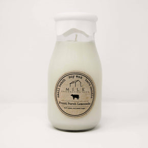 Milk Bottle Candle Front Porch Lemonade