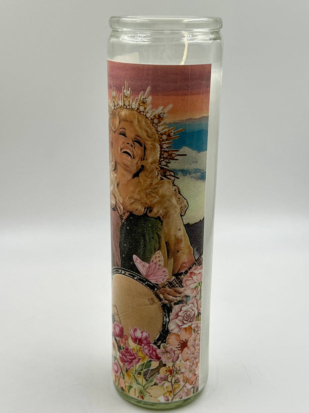 Dolly Parton Wild Flowers Prayer Candle