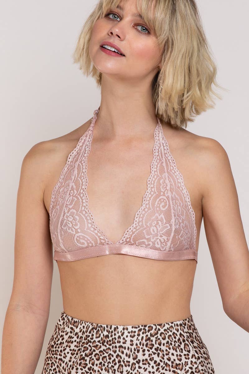 Halter Laced Bralette