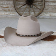5-Strand Braided Horsehair Hat Band, Buckskin