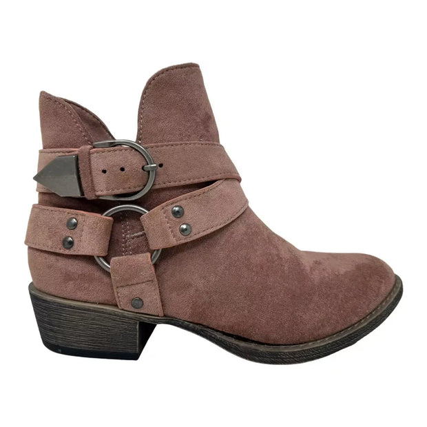 Caroline Women's Strap Bootie, Blush