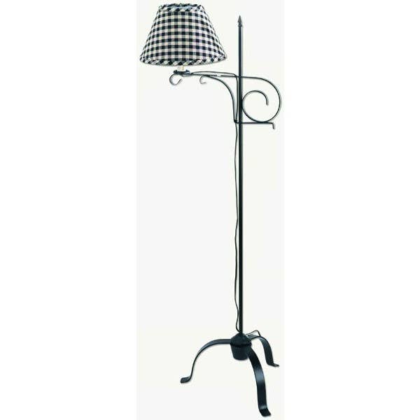 Metal Floor Lamp With Adjustable Arm