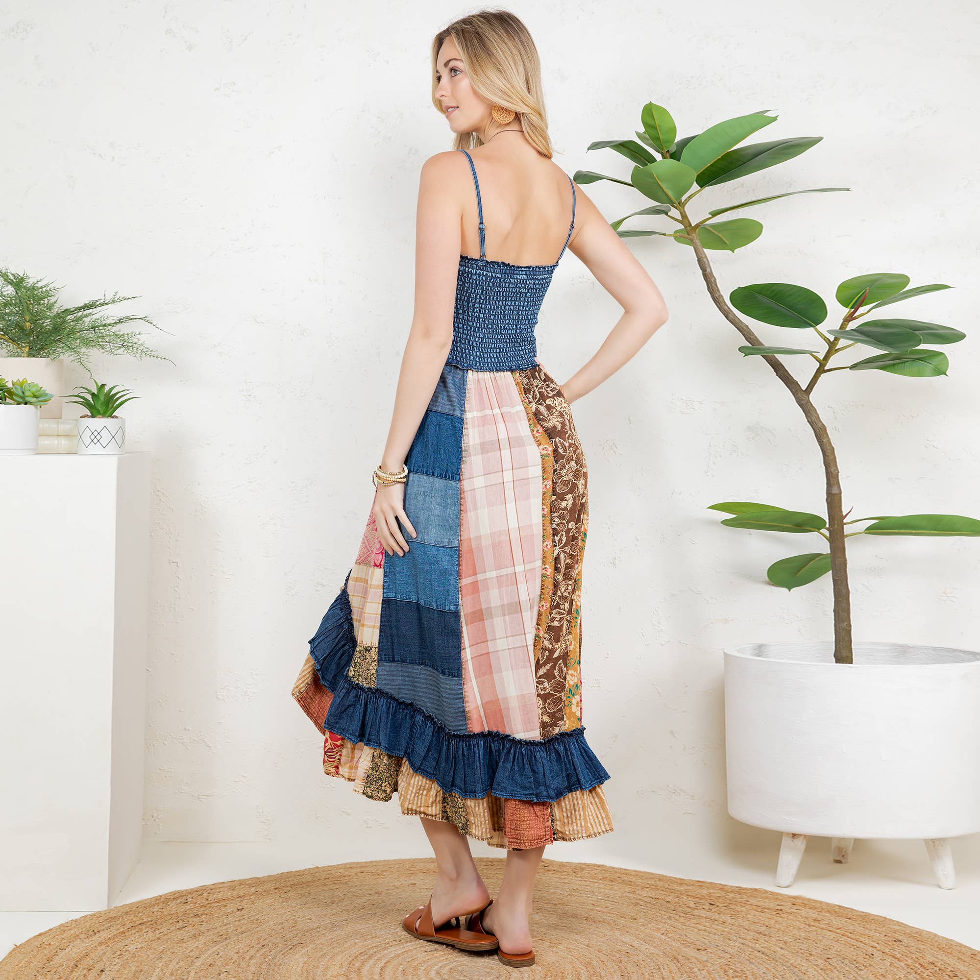 Smocked Ruffle Dress