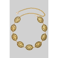 Horse Concho Belt, Gold or Silver