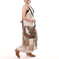 Large Leather Messenger Bag