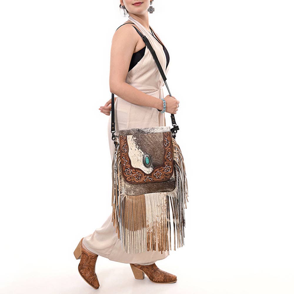 Large Leather Messenger Bag