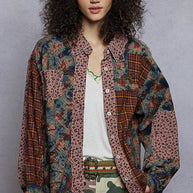 Vintage Washed Plaid Shirt