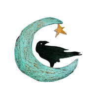 Crow & Moon Magnet
