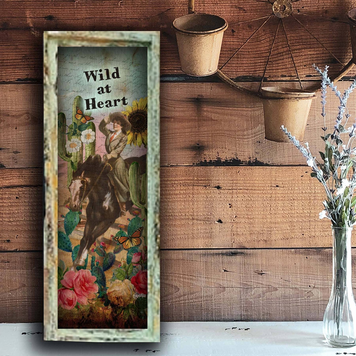 Wild at Heart - 11"x28" Small Rectangle Artwork