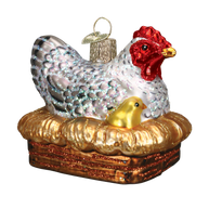 Hen On Nest Ornament