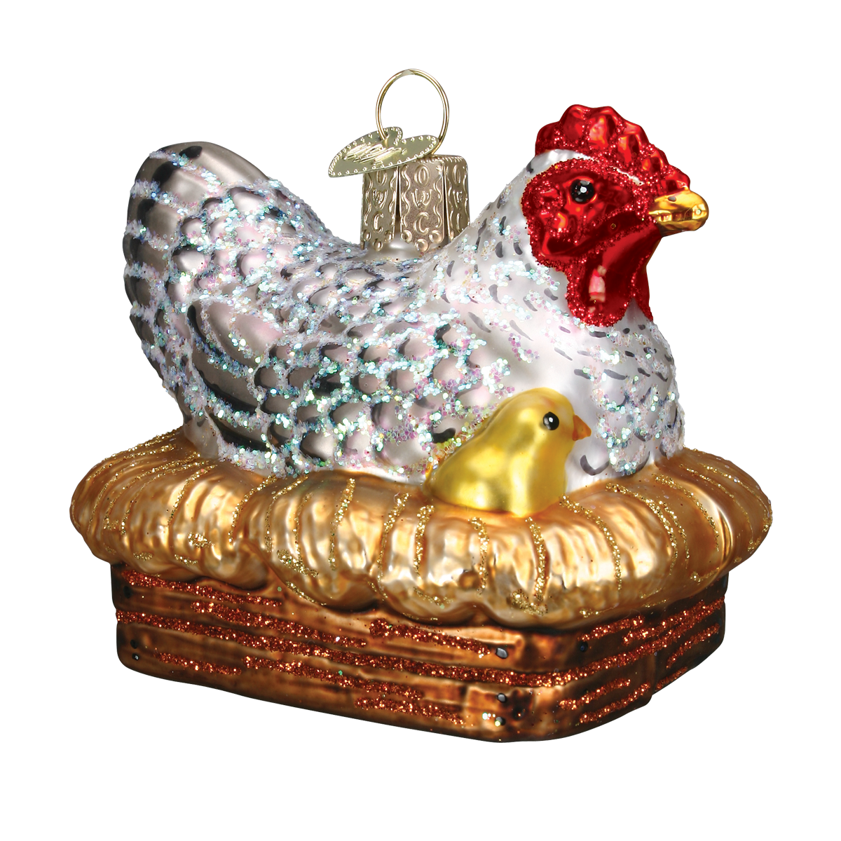 Hen On Nest Ornament