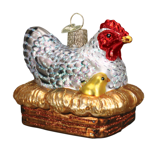 Hen On Nest Ornament