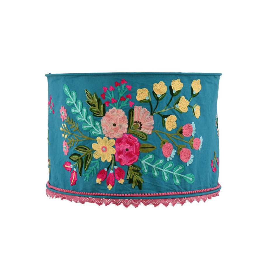 Blue Fuschia Lamp Shade