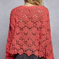 Crochet Chenile Sweater