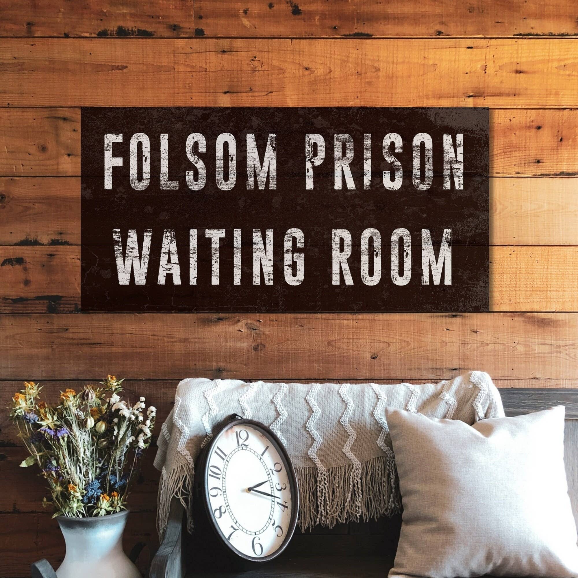 Johnny Cash Folsom Prison Canvas