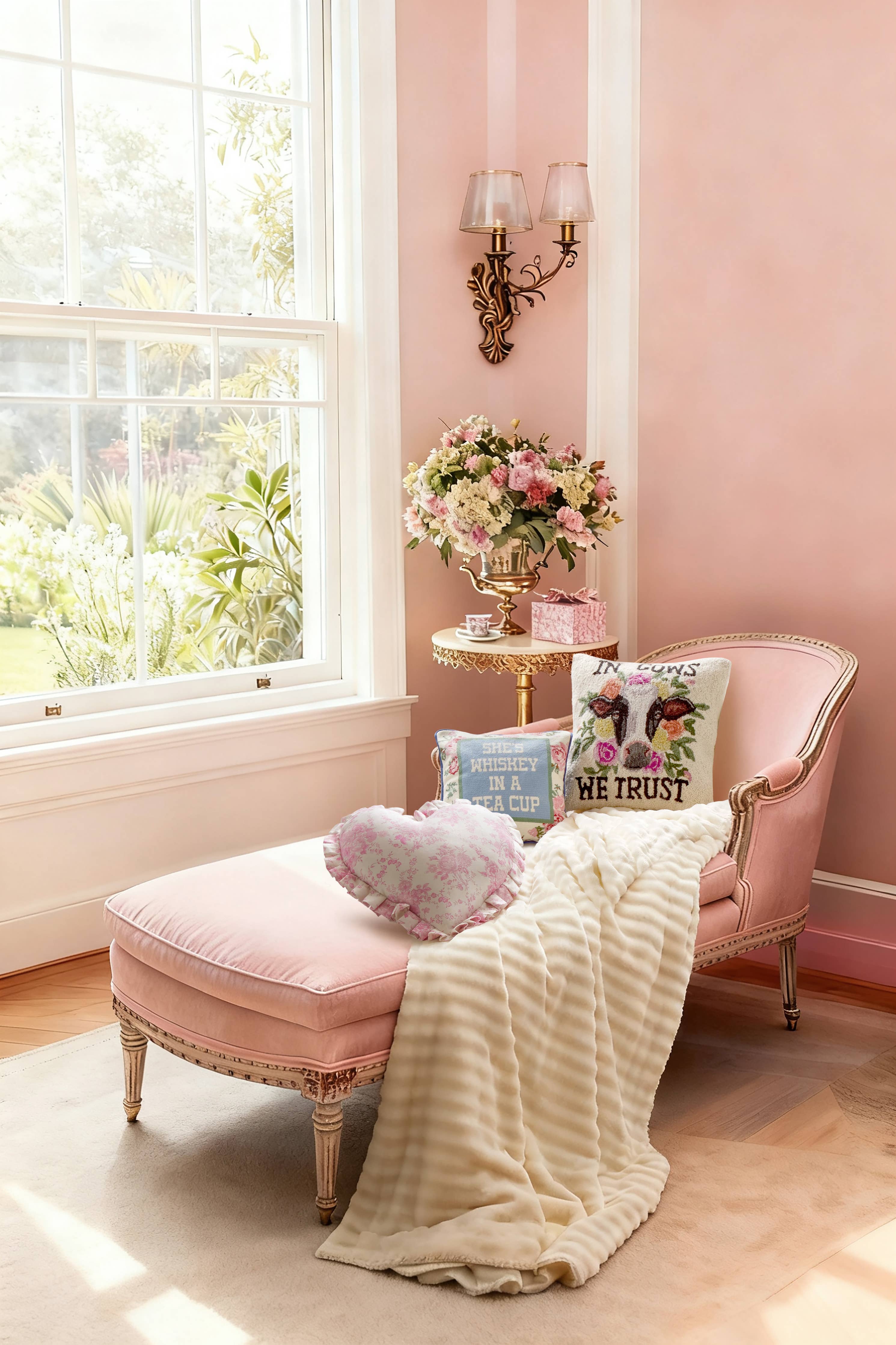 In Cows We Trust Hook Pillow - Junk Gypsy