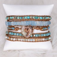 Heart Wrap Bracelet