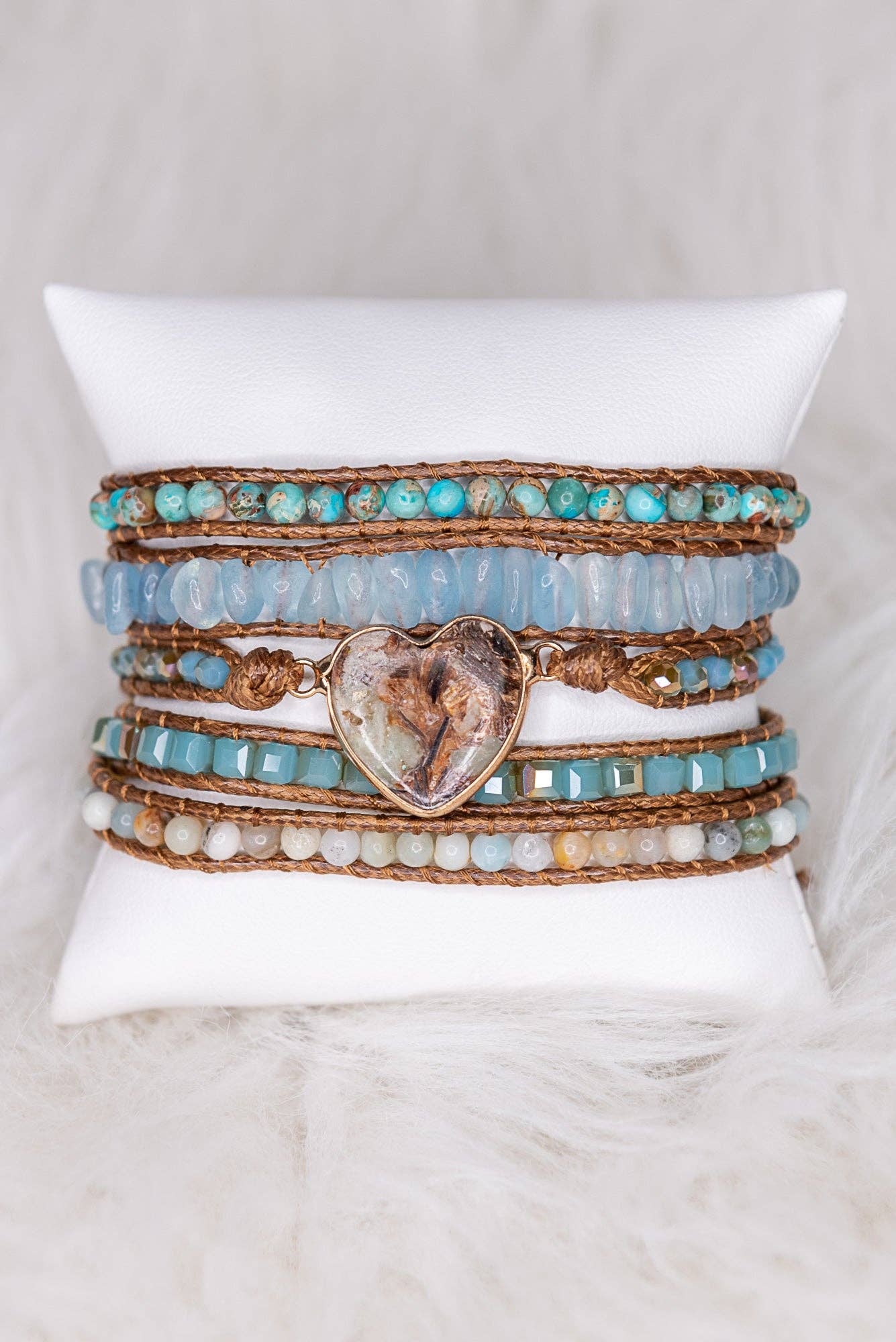 Heart Wrap Bracelet