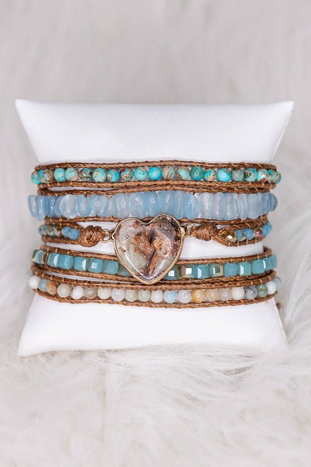 Heart Wrap Bracelet