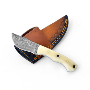 Titan Arctic EDC Damascus Knife