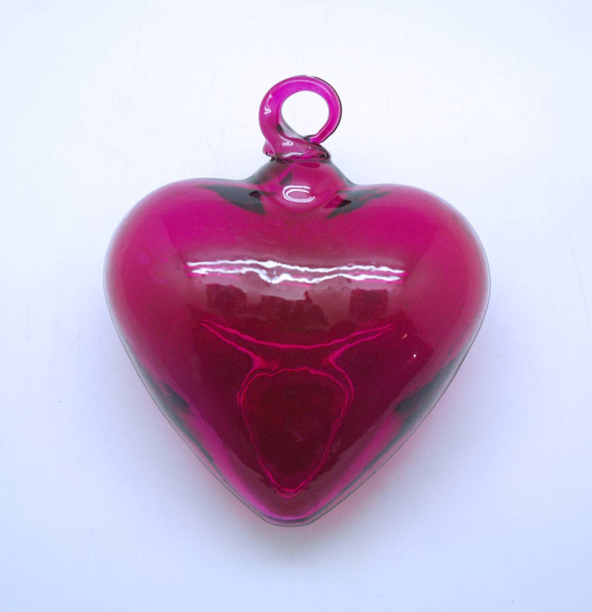 Medium Glass Heart Ornament