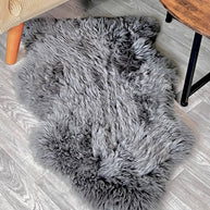 RODEO Genuine Sheepskin Rug – Premium Shearling Decor: Beige