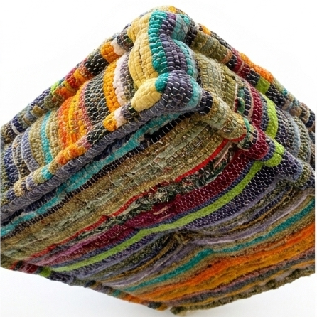 Handmade Square Floor Pillow, 16x16