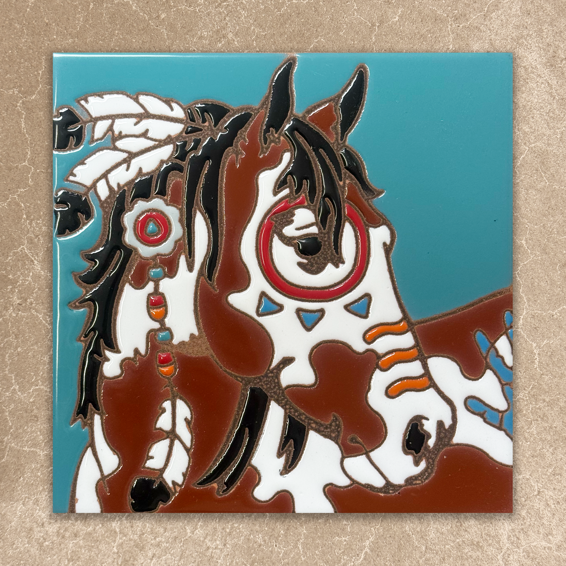 War Pony Paint Tile (7813)