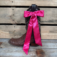 Hot Pink Western Skinny Mini Wild Rag  / Cowgirl Necktie #TW309