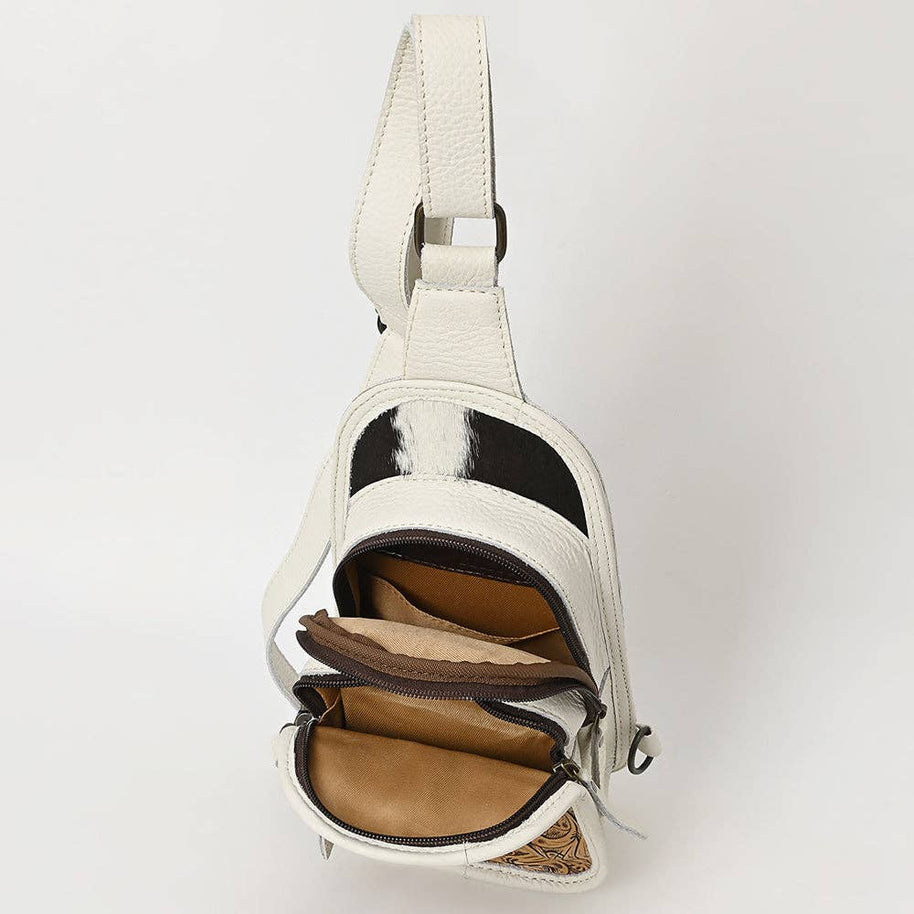 Leather Western Sling Bag