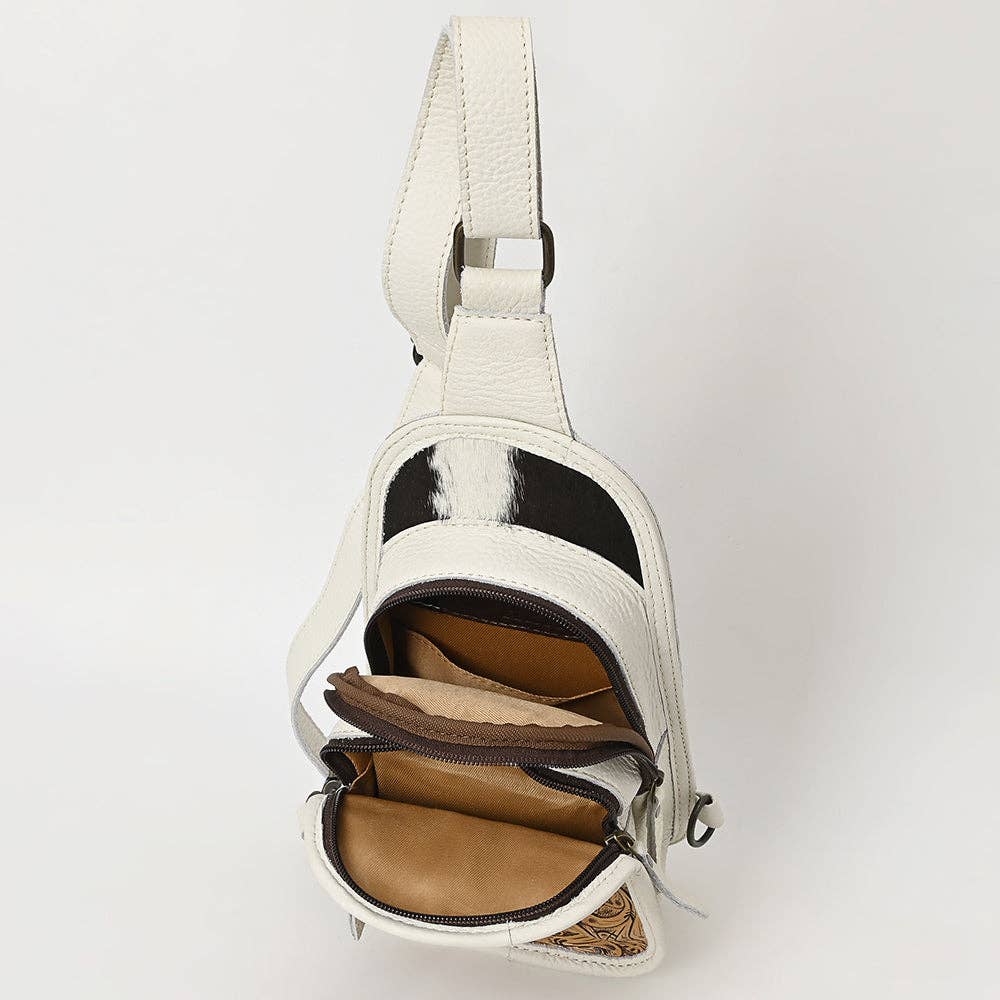 Leather Western Sling Bag