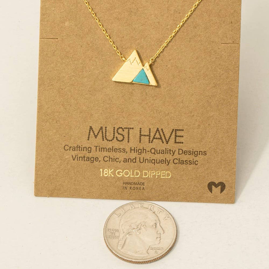 Stone Mountain Pendant Necklace