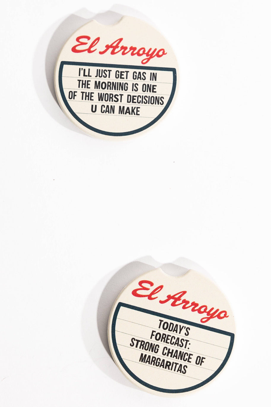 Today's Forecast Car Coaster Set