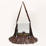 Clear Leather Concert Bag