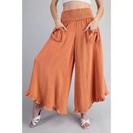 Mineral Washed Pants, Clay